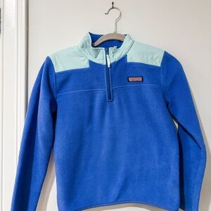 Vineyard Vines Blue Fleece Pullover